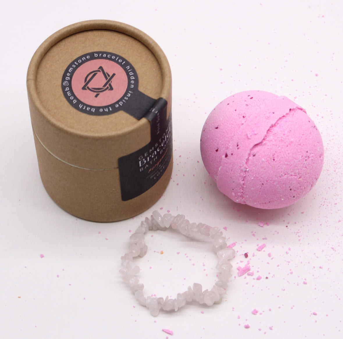 Bombe de bain - Quartz rose