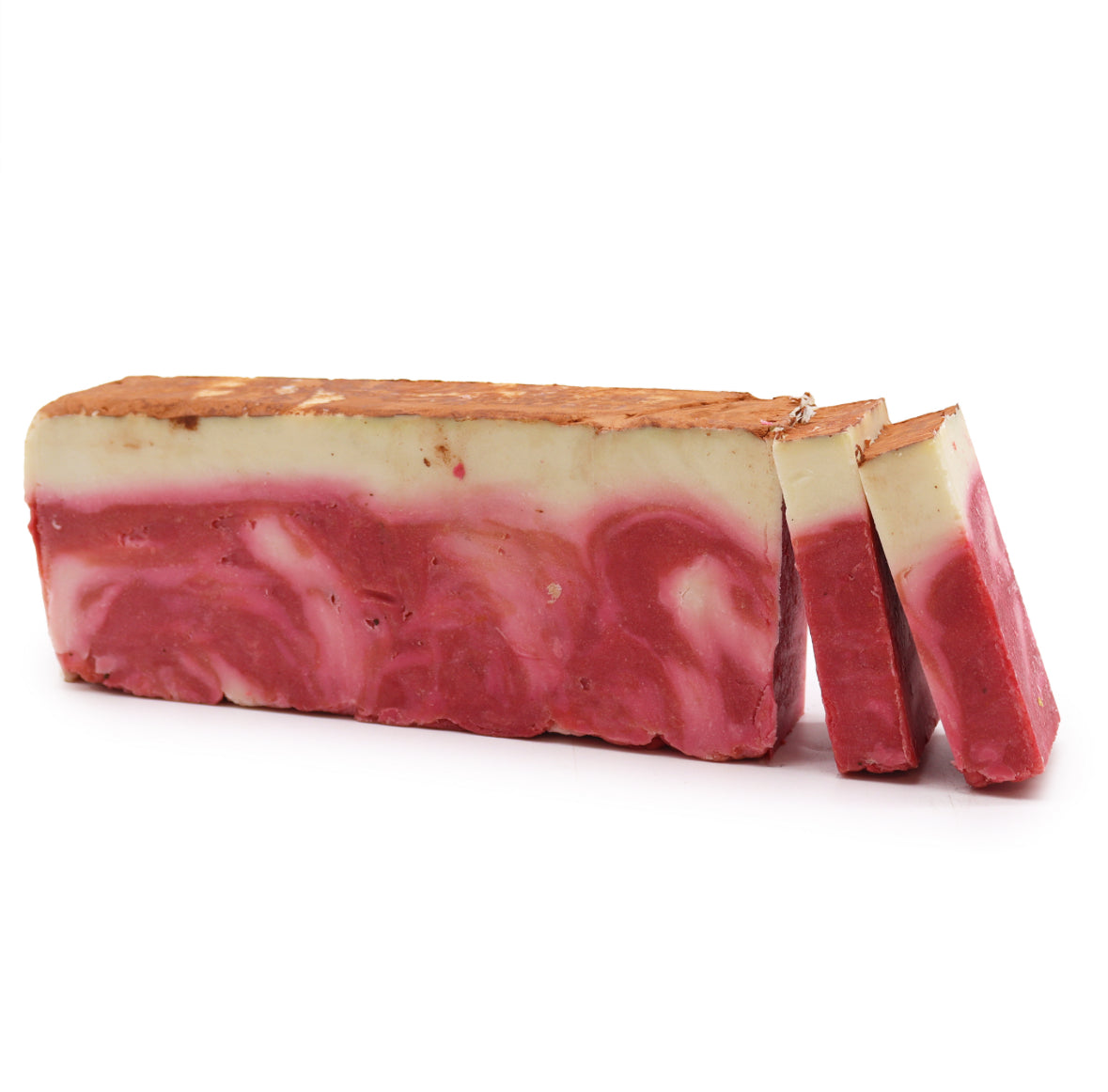 Tranche de savon artisanal - Argile rouge