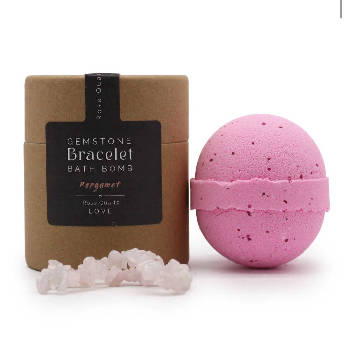 Bombe de bain - Quartz rose