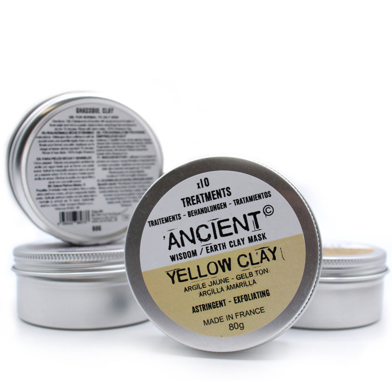 Masque argile jaune
