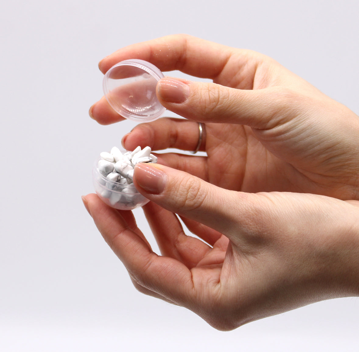 Bombe de bain - bracelet jaspe blanc