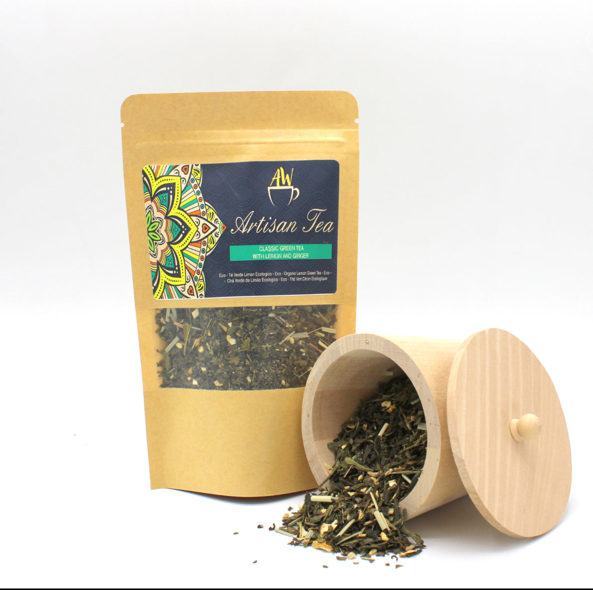 Thé vert citron gingembre bio - Vitalité & fraîcheur