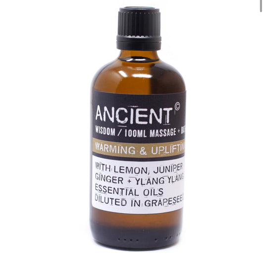 Huile de massage & bain - Chauffante