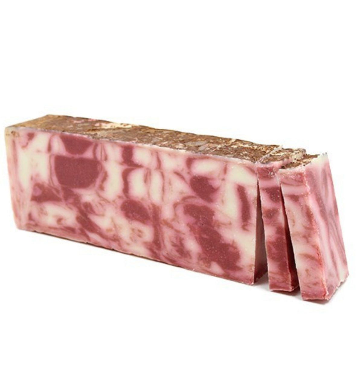 Tranche de savon artisanal - Argile rouge