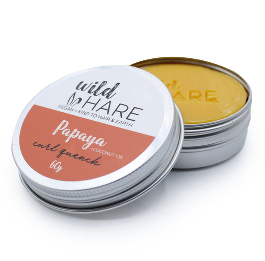 🥭✨ Shampoing Solide Papaye – Cheveux Bouclés ✨🥭