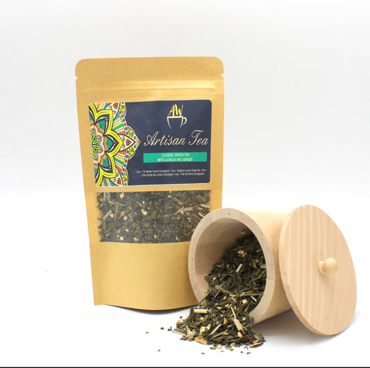 Thé vert citron gingembre bio - Vitalité & fraîcheur