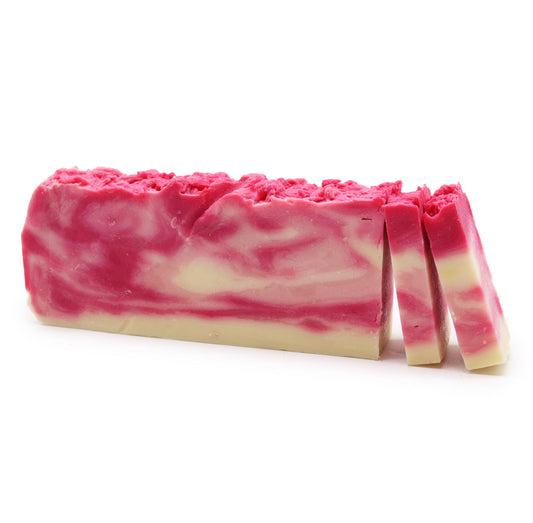 Tranche de savon artisanal - Rose musquée